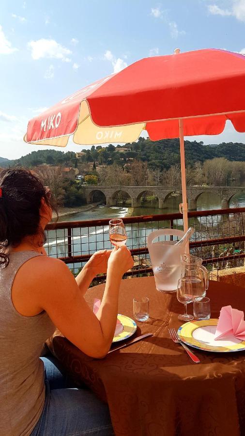 Joli Appartement, Terrasse Plein Sud Roquebrun Kültér fotó