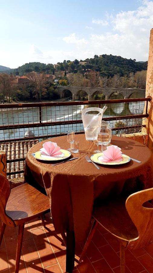 Joli Appartement, Terrasse Plein Sud Roquebrun Kültér fotó